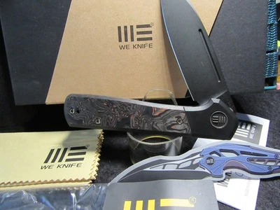 We Knife Co. Soothsayer WE20050-2 Copper Foil Carbon Fiber / Titanium. Excellent - Image 1 of 4
