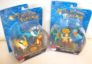 Konvolut 6 Figuren ✰ Pokemon Tomy Vaporeon Jolteon Flareon Grovyle Combuske 3 Packs - Bild 1 von 4