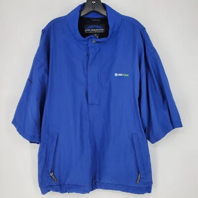 Cortavientos de golf Sun Mountain Stormtight para hombre 2XL azul cuarto cremallera AT&T clásico Foto 1 de 4