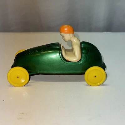 PYRO  SOAP BOX SUPERSONIC #7 RACE CAR PLASTIC TOY 1950s GREEN - Image 1 of 4