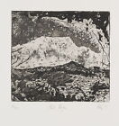 Unbekannt (20.Jhd), 'Nach Regen' Abstrakte Landschaft,  1975, Rad. Experimental