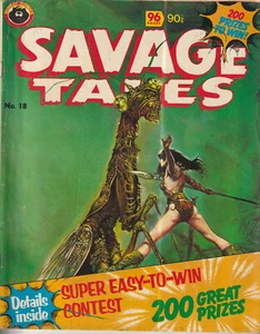 Australian Comic - Savage Tales #18 Murray 1980 96 Pages Beowulf Claw + More - Imagen 1 de 8