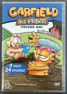 Garfield & Friends Volume 1 DVD 3-Disc Set 2004 Aus Release Rare - Picture 1 of 4