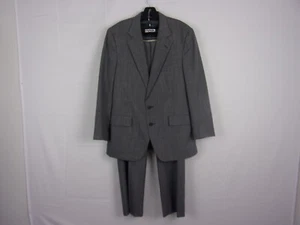 George Gibson Suit Jacket/Pant 2-Pc Suit SIZE:J- 40"; P- 34"/30" GRAY DESIGN - Picture 1 of 5