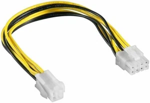 interner Strom Adapter 4 PIN Molex P4 Stecker auf 8 PIN EPS Buchse ATX 1.3 > 2.0 - Bild 1 von 1