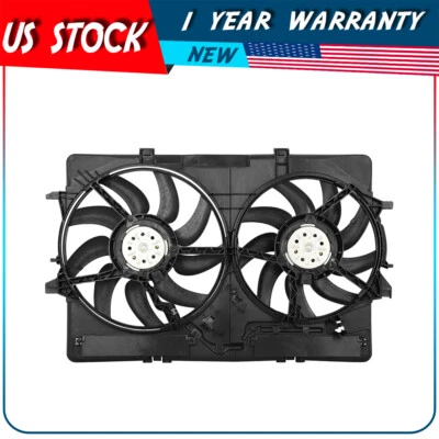 Conjunto de ventilador condensador radiador motor para Audi A5 2010-2013 2014 2015 2016 Foto 1 de 4