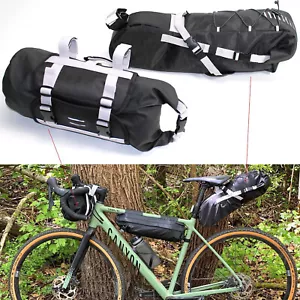 Lenkertasche Satteltasche im Set 17 Liter, MTB Racing Gravel bike Fahrrad Tasche - Bild 1 von 14