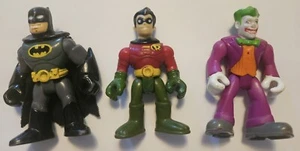 Imaginext DC Super Friends Batman Robin, Smiling Joker, See Description - Picture 1 of 3