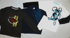 Tshirt Set 3pc Long Sleeve Old Navy Cotton Boys size Small 6-7 New - Picture 1 of 2