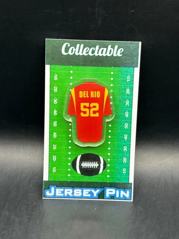 USC Trojans Jack Del Rio jersey lapel pin-Classic Collectible Cover
