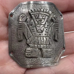 ¿Plata de ley peruana vintage hecha a mano firmada? Broche Pin Llama ÚNICO RARO - Imagen 1 de 8