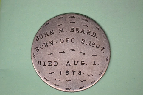 1807 Draped Bust Half Dollar- John M. Beard- Born/Died. Amazing piece of History Cover