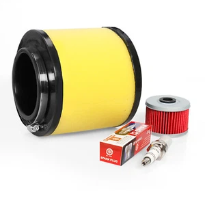 Air Oil Filter Spark Plug For Honda Foreman 450 TRX450FE 4x4 ES 2002-2004 - Picture 1 of 10