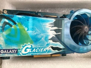 Vintage Rare Carte Graphique GeForce NVIDIA 6800 Galaxy Glacier Box 128mb 256bit - Afbeelding 1 van 23