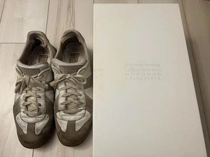 Maison Margiela German Trainer Sneakers Shoes White Men US9 Used From Japan - Picture 1 of 12