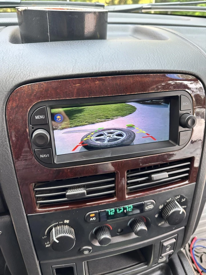 Radio de coche Carplay GPS navegación con cámara para Jeep Grand Cherokee 1999-2004 Android 13 Foto 1 de 4