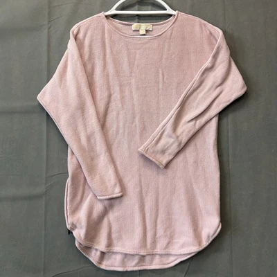 Michael Kors 粉色束腰毛衣女式 M 码侧拉链两侧二手  — 第 1/4 张图片