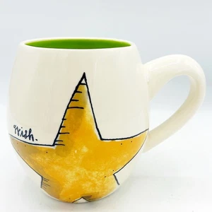 Taza Rae Dunn Wish All is Bright Star con interior verde - Imagen 1 de 7