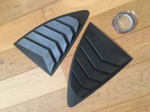 Rear Quarter 1/4 Side Window Louver Louvres Subaru BRZ Toyota GT86 - UK SELLER! - Picture 1 of 2