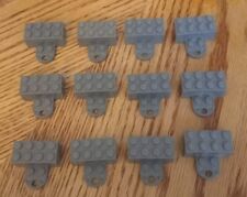 Lot of 12 Lego Gray Magnet Minifigure Figure Stand Display Base *FREE SHIPPING*
