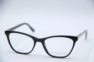 NEW ADRIENNE VITTADINI AV 596S BLACK GOLD AUTHENTIC FRAMES EYEGLASSES 49-16 - Picture 1 of 4