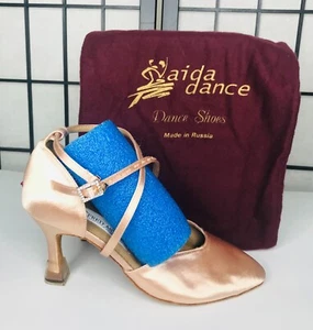 Fred Astaire (DS19) Women Ballroom Dance Shoes 3" Size UK 5 heel protector - Picture 1 of 11