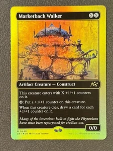 Marketback Walker - Rare Aetherdrift MTG DFT #498 First Place Gold Foil - Picture 1 of 2