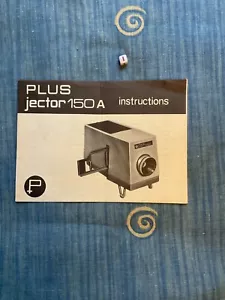 More details for vintage retro instructions, jector projector