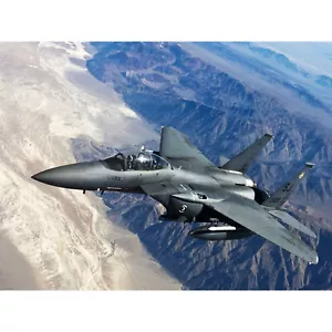 Clashman Military USA USAF F-15 Strike Eagle Photo XL Wall Art Canvas Print - Picture 1 of 6