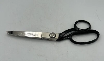 Vintage WISS 10" USA Pinking Shears Scissors Scalloping Table 4” Blades - Image 1 of 4