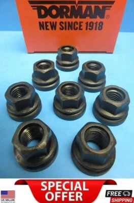 Novas porcas de 8 rodas com arruela para excursão F250 F350 F450 F550 F53 Super Duty - Imagem 1 de 4