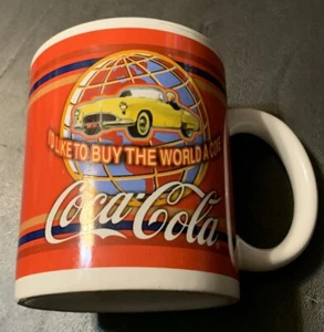 Coca Cola "I'd Like To Buy The World A Coke" Coffee Mug - Picture 1 of 4