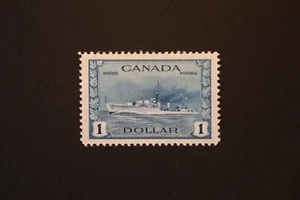Canada #262 Deep Blue OG MH-F/VF King George VI War Issue - Picture 1 of 2
