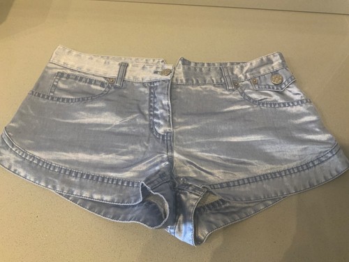 Pantaloncini da donna blu Alexander McQueen taglia 40