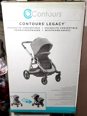 Cochecito convertible nuevo sellado Contours Legacy ZL033-CRB1 - gris carbono Foto 1 de 2