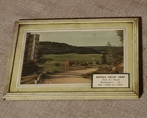 Vintage 1953 BUFFALO VALLEY DAIRY Worthington, PA Advertising Framed Print - Picture 1 of 7