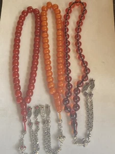 Ajuste Kehribar fuego cereza ámbar misky Misbaha Faturan Tasbih - Imagen 1 de 12