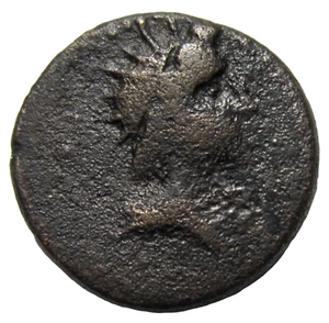 CILICIA, SELEUKEIA. AE 17. CIRCA 2nd - 1st CENTURY BC.  ATHENA/HELIOS. - Picture 1 of 3