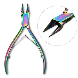 Eingewachsene Zehennagelzange - 13 cm - Titan Profi Nagelpflege Werkzeuge - Bild 1 von 5