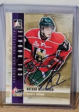 2011-12 ITG HEROES AND PROSPECTS CHL ROOKIE #101 NATHAN MACKINNON In Person Auto