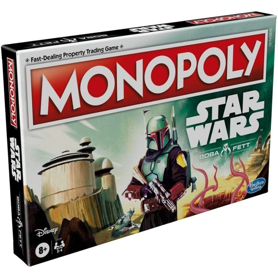 Monopoly Star Wars Boba Fett Edition Board Game Hasbro Gaming ()