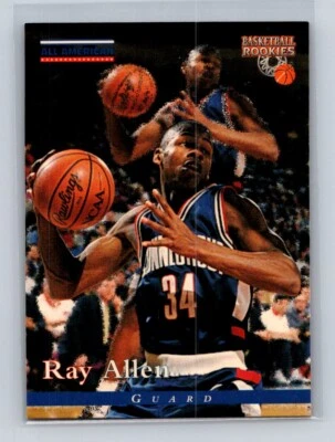 1996 Score Board Rookies #84 Ray Allen Connecticut Huskies - Image 1 of 2