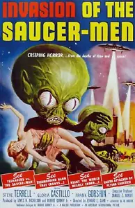 INVASION DER UNTERTASSE FILMPOSTER 1957 NACHDRUCK - Bild 1 von 1