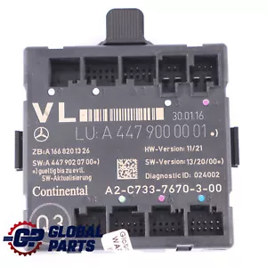 Mercedes W447 Front Door Module Left N/S Control Unit ECU A4479000001 - Picture 1 of 12