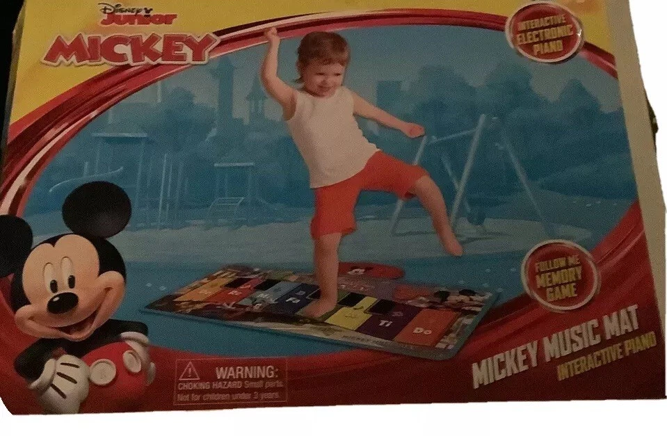 Disney Mickey Mouse Interactive Electronic Floor Piano Music Mat Kids 3