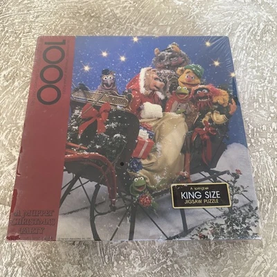 Rompecabezas SPRINGBOK De Colección 1980 Muppets Fiesta de Navidad Tamaño King 1000 Piezas 24x30 *NUEVO* Foto 1 de 4