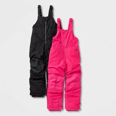 Baberos de nieve para niños 2pk - Cat & Jack negro/rosa L Plus Foto 1 de 3