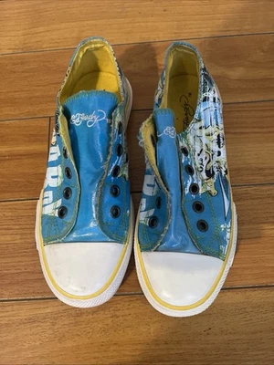 Ed Hardy Lowrise Turquoise US Size 3 Youth Girls - Image 1 of 4