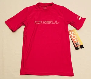 O'Niell Girl's Youth Basic Skins 50+ S/S Sun Shirt LV5 Watermelon Size 4 NWT - Picture 1 of 3