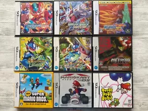 Nintendo DS Rockman & Metroid & Nuovo Super Mario Bros & kart & Catch Touch Yossi - Foto 1 di 20